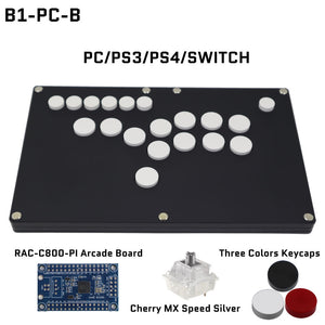 FightBox B1 All Button Leverless Arcade Game Controller for PC/PS