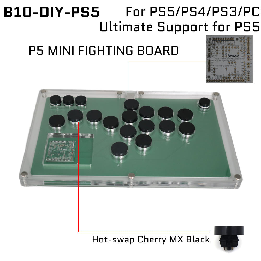 FightBox B10 All Button Leverless Arcade Game Controller for