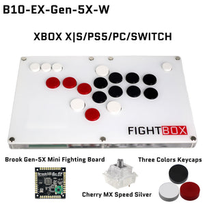FightBox B10-EX All Button Leverless Arcade Game Controller for PC