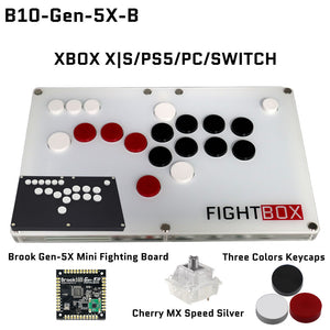 FightBox B10 All Button Leverless Arcade Game Controller for PC/PS