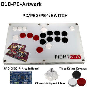 FightBox B10-PS5 PS5/PS4/PC/Switch対応 FightBox B10 All Button Leverless Arcade Game Controller for PC/PS