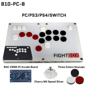 FightBox B10 All Button Leverless Arcade Game Controller for PC/PS
