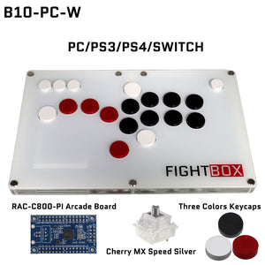 FightBox B10 All Button Leverless Arcade Game Controller for PC/PS