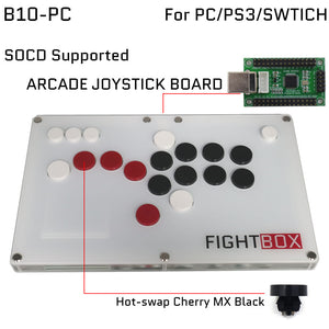 FightBox B10 All Button Leverless Arcade Game Controller for PC/SWITCH/PS3/PS4/PS5