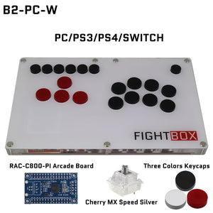 FightBox B2 All Button Leverless Arcade Game Controller for PC