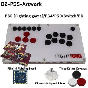 FightBox B2 All Button Leverless Arcade Game Controller for PC