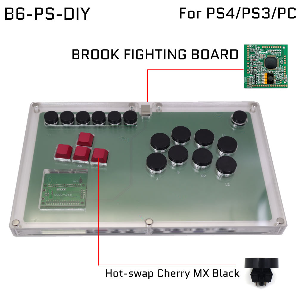 Amazon.co.jp: FightBox F7-PC キーボード ボタン レバーレス