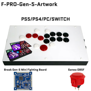 FightBox F-PRO All Button Leverless Arcade Game Controller for PC