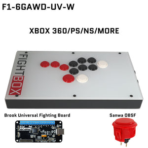 FightBox F1-6GAWD All Button Leverless Arcade Game Controller