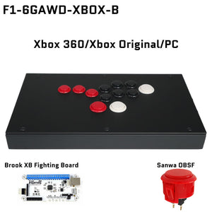 FightBox F1-6GAWD All Button Leverless Arcade Game Controller