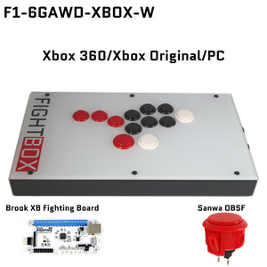 FightBox F1-6GAWD All Button Leverless Arcade Game Controller