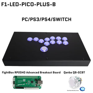 FightBox F1-LED All Button Leverless Arcade Game Controller