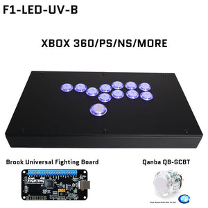 FightBox F1-LED All Button Leverless Arcade Game Controller