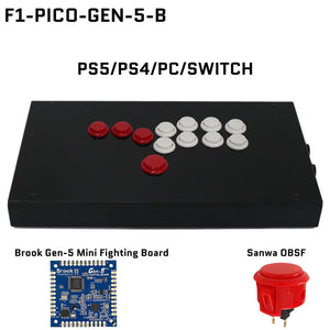 FightBox F-GEN-5 All Button Leverless Arcade Game Controller for PS5/PS4/PC/SWITCH