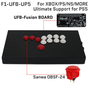 FightBox F1 All Button Leverless Arcade Game Controller for PC/PS 