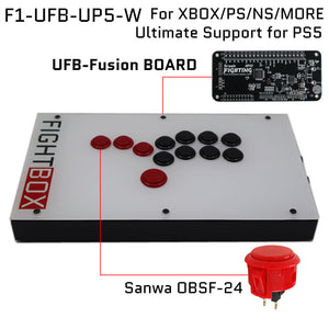 FightBox F1 All Button Leverless Arcade Game Controller for PC/PS/XBOX/SWITCH