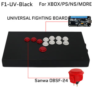 FightBox F1 All Button Leverless Arcade Game Controller for PC/PS/XBOX/SWITCH