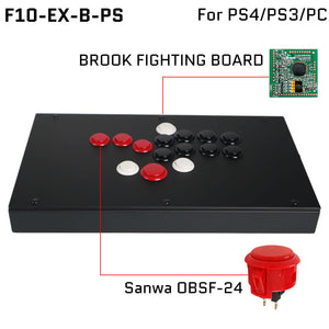 FightBox F10-EX All Button Leverless Arcade Game Controller for PC/PS/XBOX/SWITCH