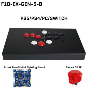FightBox F-GEN-5 All Button Leverless Arcade Game Controller for PS5/PS4/PC/SWITCH