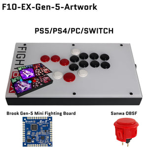 FIGHTBOX F10 Ex レバーレスコントローラー 本体のみ FightBox F10-EX-PC 全ボタンレバーレス アーケード ファイト