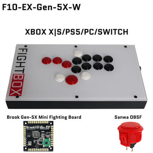 FightBox F10-EX All Button Leverless Arcade Game Controller for PC