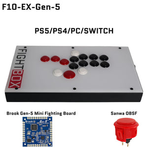 FightBox F-GEN-5 All Button Leverless Arcade Game Controller for PS5/PS4/PC/SWITCH