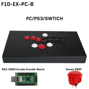 FightBox F10-EX All Button Leverless Arcade Game Controller