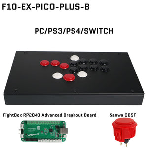 FightBox F10-EX All Button Leverless Arcade Game Controller