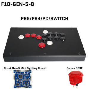 FightBox F-GEN-5 All Button Leverless Arcade Game Controller for PS5/PS4/PC/SWITCH