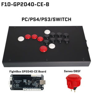 FightBox F10 All Button Leverless Arcade Game Controller for PC/PS