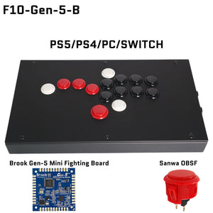 FightBox F10 All Button Leverless Arcade Game Controller for PC/PS