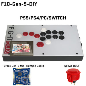 FightBox F10 All Button Leverless Arcade Game Controller for PC/PS