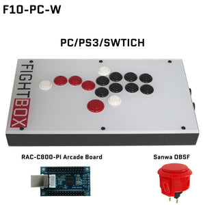 その他 fightBox F10PRF FightBox F10 All Button Leverless Arcade Game Controller for PC/PS