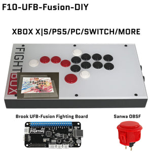 FightBox F10 All Button Leverless Arcade Game Controller for PC/PS