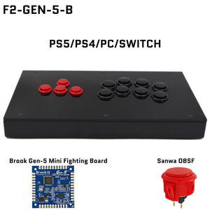 FightBox F-GEN-5 All Button Leverless Arcade Game Controller for PS5/PS4/PC/SWITCH