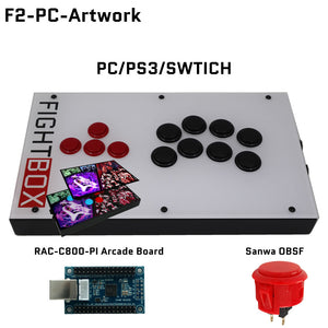 FIGHTBOX アーケードジョイスティック Amazon.com: FightBox B1-PS5 All Button Leverless Arcade Fight
