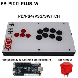 FightBox F2 All Button Leverless Arcade Game Controller for PC/PS
