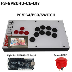 FightBox F3 All Button Leverless Arcade Game Controller for PC/PS