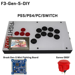 FightBox F3 All Button Leverless Arcade Game Controller for PC/PS