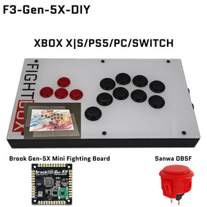 FightBox F3 All Button Leverless Arcade Game Controller for PC/PS