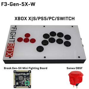 FightBox F3 All Button Leverless Arcade Game Controller for PC/PS