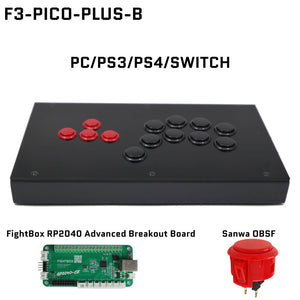 FightBox F3 All Button Leverless Arcade Game Controller