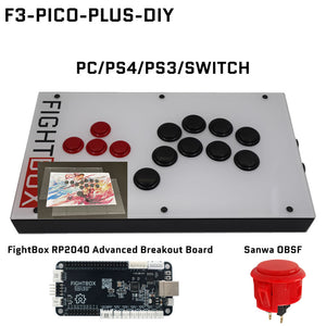 FightBox F3 All Button Leverless Arcade Game Controller for PC/PS