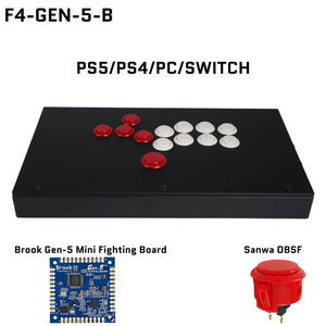FightBox F-GEN-5 All Button Leverless Arcade Game Controller for PS5/PS4/PC/SWITCH