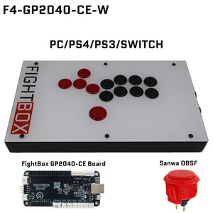 FightBox F4 All Button Leverless Arcade Game Controller for PC/PS