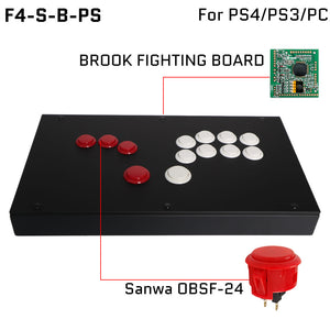 FightBox F4-S All Button Leverless Arcade Game Controller for PC/PS/XBOX/SWITCH