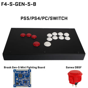 FightBox F-GEN-5 All Button Leverless Arcade Game Controller for PS5/PS4/PC/SWITCH