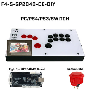 FightBox F4-S All Button Leverless Arcade Game Controller for PC
