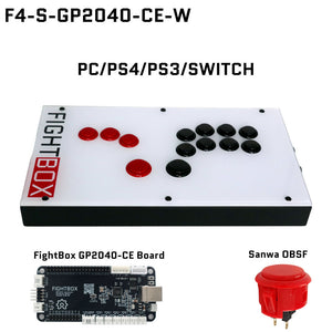 FightBox F4-S All Button Leverless Arcade Game Controller for PC