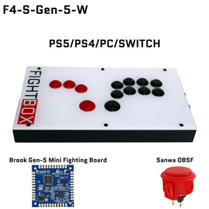 FightBox F4-S All Button Leverless Arcade Game Controller for PC